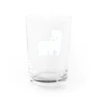 いなりやのしろくま親子 Water Glass :back