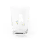 きまぐれこねこのバニラアイスクリームとねこ Water Glass :back