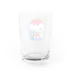 あももまーけっとのあざらしごおり Water Glass :back