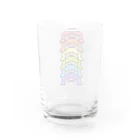 ことだま日記 グッズショップのパーリーピーポー Water Glass :back