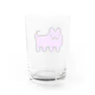 ことだま日記 グッズショップのやみねこ Water Glass :back