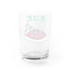 K′z SHOPの寝込むネコ Water Glass :back