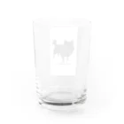 ラ ベル メールのシルエットチワワ Water Glass :back