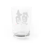 Taisan.NYCの鮪　文字　黒 Water Glass :back