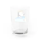 PENぎんSHOPの魚に乗ったペンギン Water Glass :back