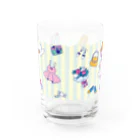 デザイン事務所ぱんやちゃの今日は何色のワンピース？ Water Glass :back