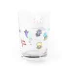 ぽりーのきもすぎない海のなかまたちねこ Water Glass :back