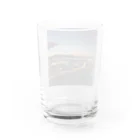 しとんOfficial Fan Shopの夜景と光と影と車 Water Glass :back