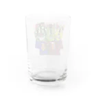吉田圭佑アート事務所のフルーツ3匹の子豚 Water Glass :back