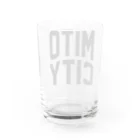 JIMOTOE Wear Local Japanのmito city　水戸ファッション　アイテム Water Glass :back