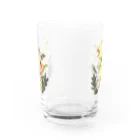 のばら（NOBARA）の野花のちぎり絵コップ グラス反対面