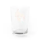 ゆるいイラストのおみせ。のミックス犬 Water Glass :back