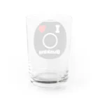 0965 brandのI love Busking  Water Glass :back