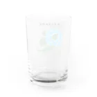 Ashidoriのハナマキトカゲ(あじさい) Water Glass :back