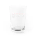 ヨンロクサンのネコチャン　ミツゴ Water Glass :back