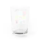 街角のお店の穴開けニャンコ Water Glass :back