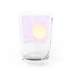 8l0のFlower drop 睡蓮 Water Glass :back