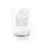 Yama10の白。花。花火。ほわほわ。 Water Glass :back