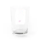 5つ葉クローバーの4歳の芸術品 Water Glass :back