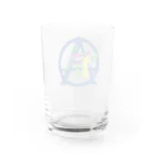 絶滅危惧種　suzuri 店の滅 Water Glass :back