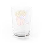 Mieko_Kawasakiの誘惑の🍟フライドポテト　 Water Glass :back