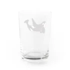 クジラの雑貨屋さん。のシャチ・グラス グラス反対面