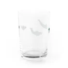 クジラの雑貨屋さん。のゴントウクジラトリオ・グラス Water Glass :back