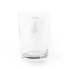 なで肩うさぎの美香堂のハンミョウ Water Glass :back