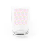 Mieko_Kawasakiの誘惑のフライドポテト🍟　ピンクAO / FRENCH FRIES GULTY PLEASURE Water Glass :back