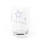 Yuko’ｓ Galleryの【開運祈願】星に願いを！ Wish upon a star! 子年生まれ守護梵字キリーク Water Glass :back