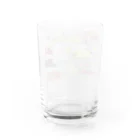 wMoonのはたらくのりもの Water Glass :back