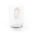 サボテンのかーちゃん色あり枠なし Water Glass :back