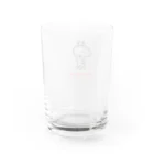 kedamamaのきりんびーる(赤) Water Glass :back