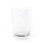 モチポイショップのピンクの龍さん Water Glass :back