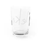 ゆるいげのnekoT-黒- Water Glass :back