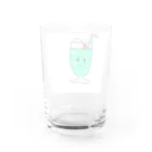 chocotto productionのクリームソーダくん Water Glass :back