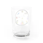 蛇ちゃんのmalatatexの時計 Water Glass :back