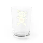 NAZU MINIのNAZU MINI bear （yellow）グッズ Water Glass :back