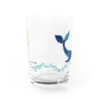 伊敷トゥートのあわクジラ Water Glass :back