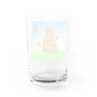 Lily bird（リリーバード）の野原のトラ猫さん Water Glass :back