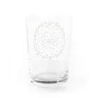 手描き屋のモノクロ花火 Water Glass :back