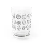 Heart nose DOGSのHeart nose DOGS（横長） Water Glass :back