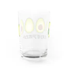 La tienda de itoowの迷わずアボカド Water Glass :back