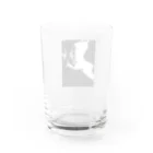 chama_coのsleeping cat glass グラス反対面