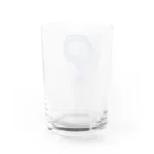 QB🦖のシミ Water Glass :back