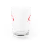 ハナエのお部屋の秘密結社パイスラ 【赤】 Water Glass :back