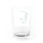 トミー先生（みのみの）の夏休み Water Glass :back