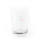 miccanna1の食べすぎサメ Water Glass :back