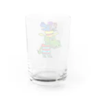 onigirisuit のド派手帽子のワニくん Water Glass :back