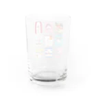 いぬけんやさんのdog food Water Glass :back